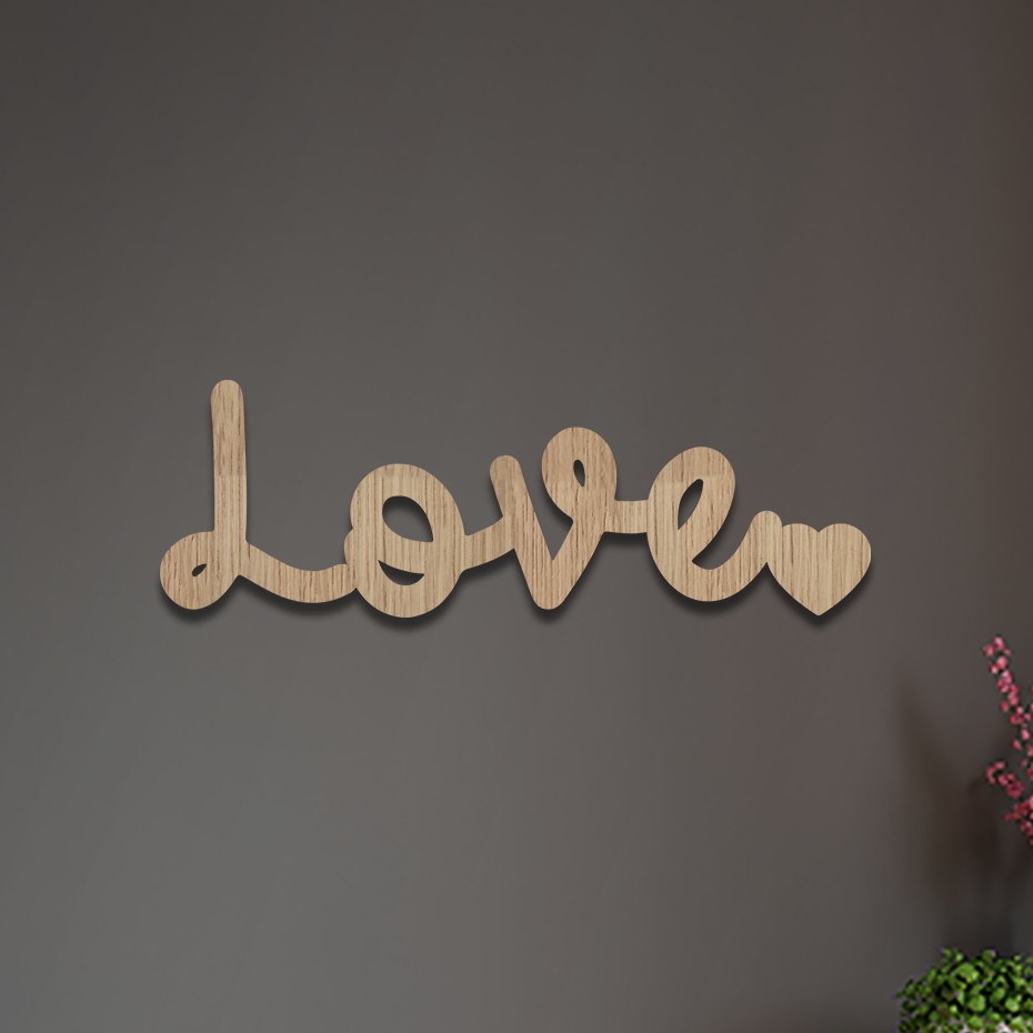 Love Wall Art - Slate & Rose