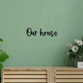 Our House Wall Art - Slate & Rose