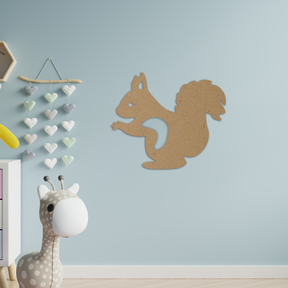 Squirrel Baby Wall Art - Slate & Rose
