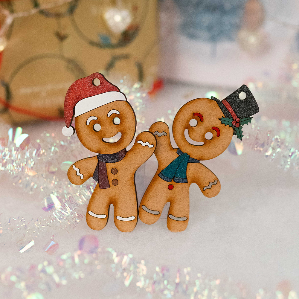 Festive Gingerbread Men - Slate & Rose