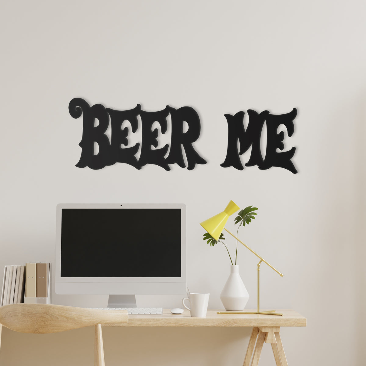 Beer Me Wall Art - Slate & Rose