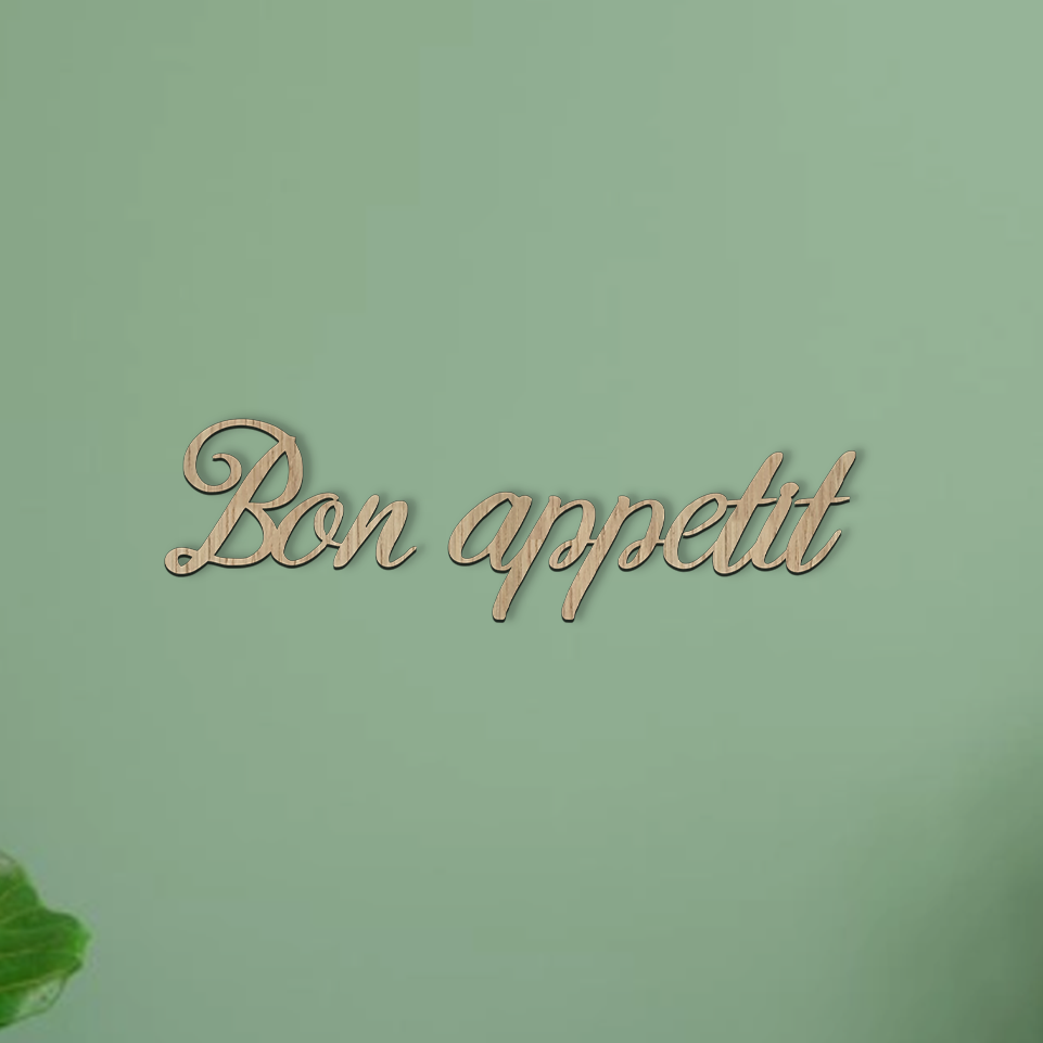 Bon Appetit Wall Art - Slate & Rose