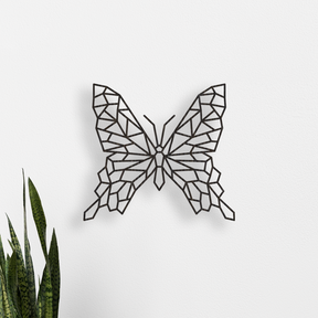 Geometric Butterfly Wall Decor - Slate & Rose