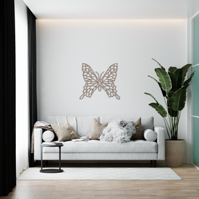 Geometric Butterfly Wall Decor - Slate & Rose