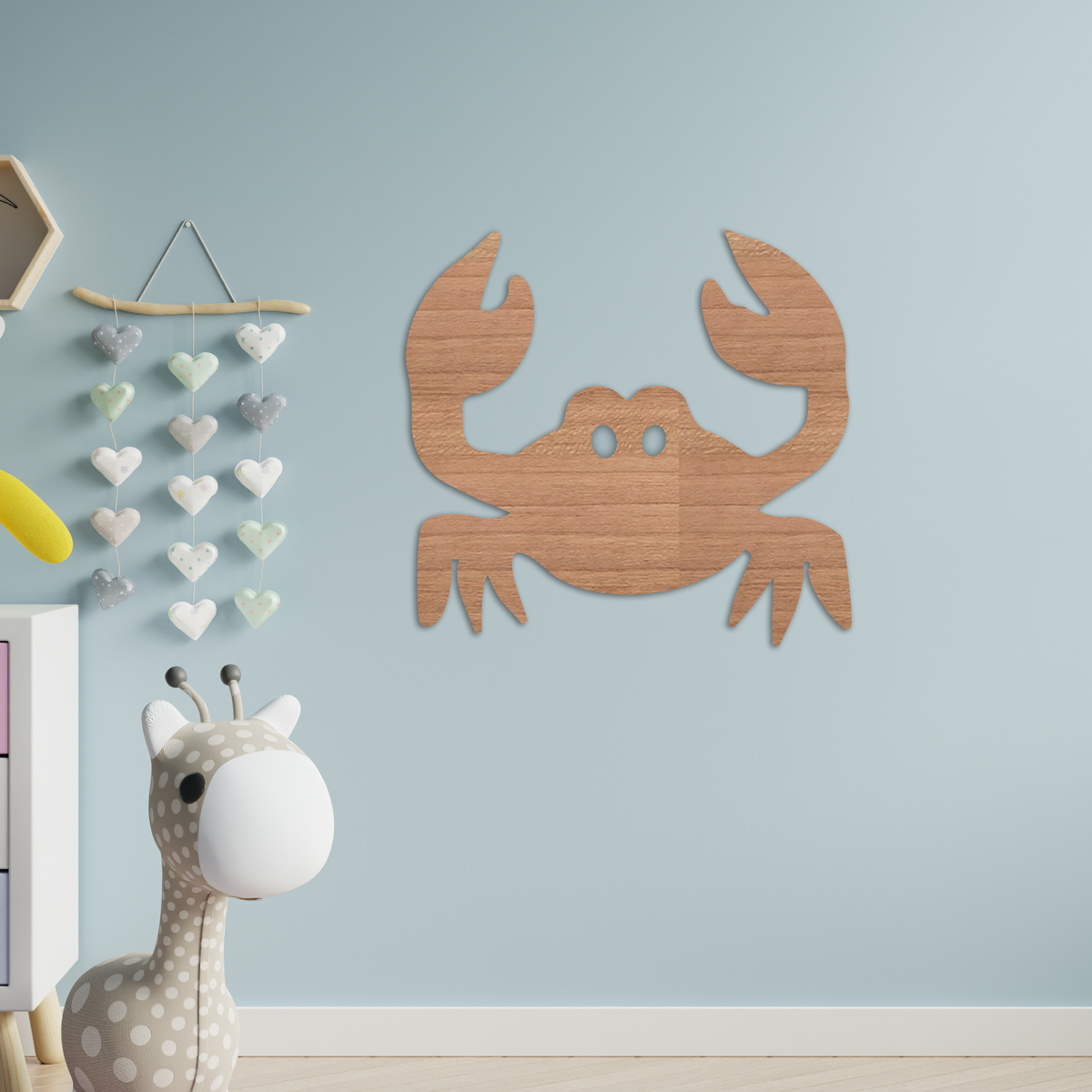Crab Baby Wall Art - Slate & Rose