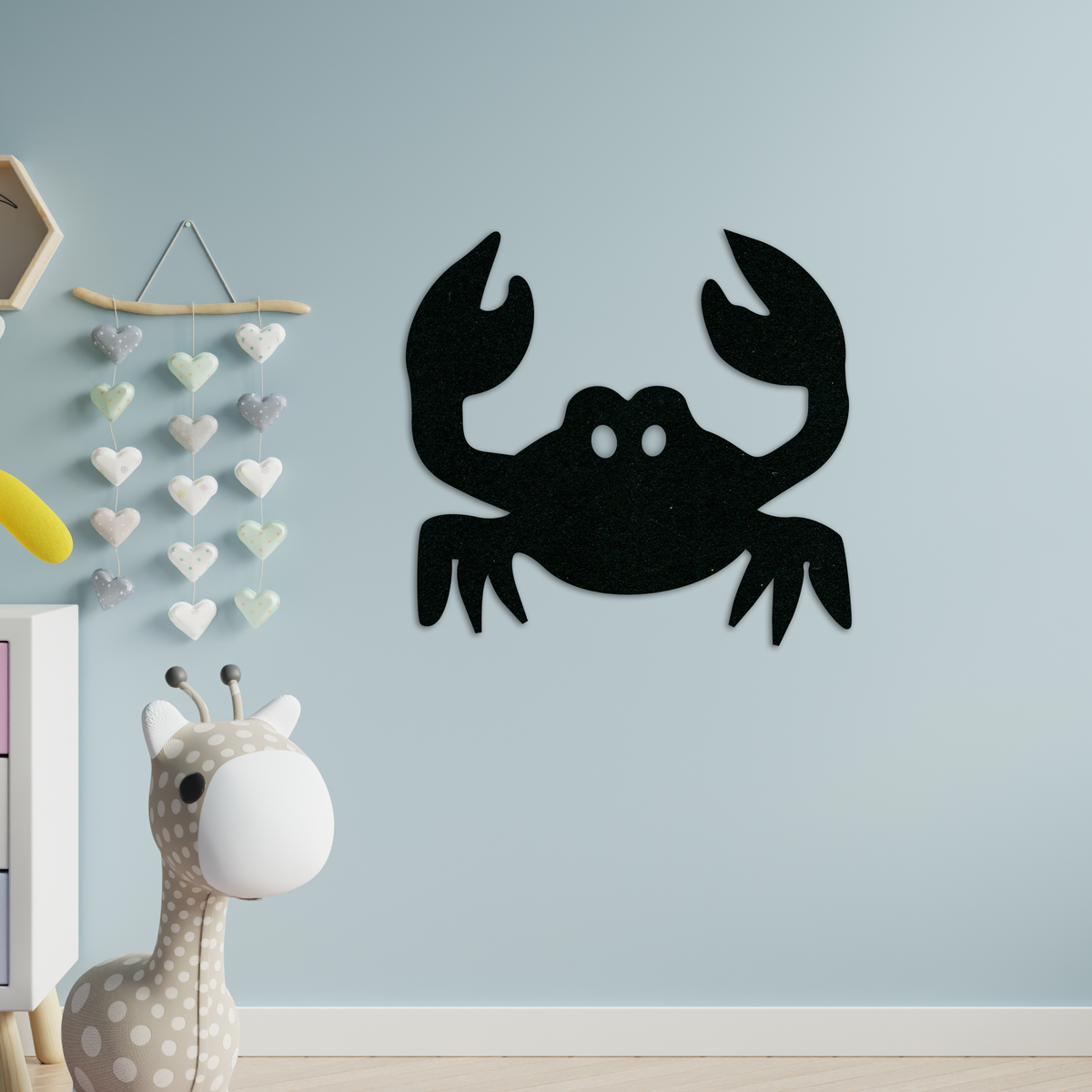 Crab Baby Wall Art - Slate & Rose