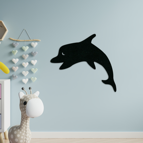 Dolphin Baby Wall Art - Slate & Rose
