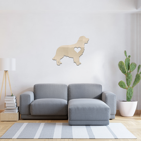 Dog Wall Art - Golden Retriever - Slate & Rose
