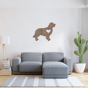 Dog Wall Art - Golden Retriever - Slate & Rose