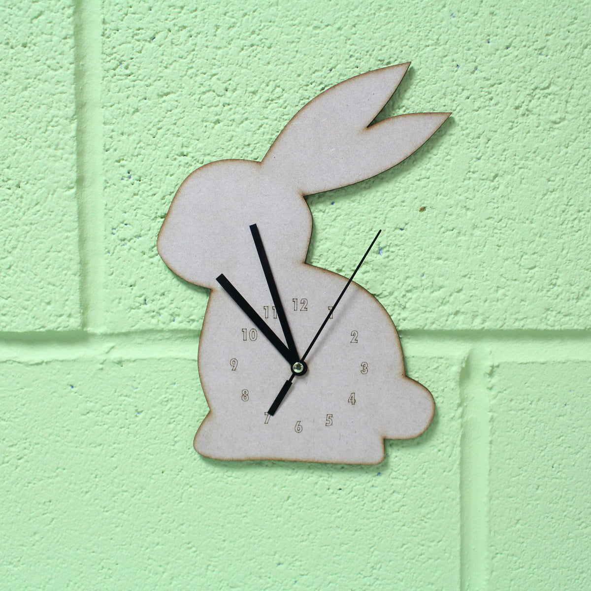Rabbit - Wall Clock - Slate & Rose