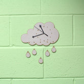 Rain Cloud - Wall Clock - Slate & Rose