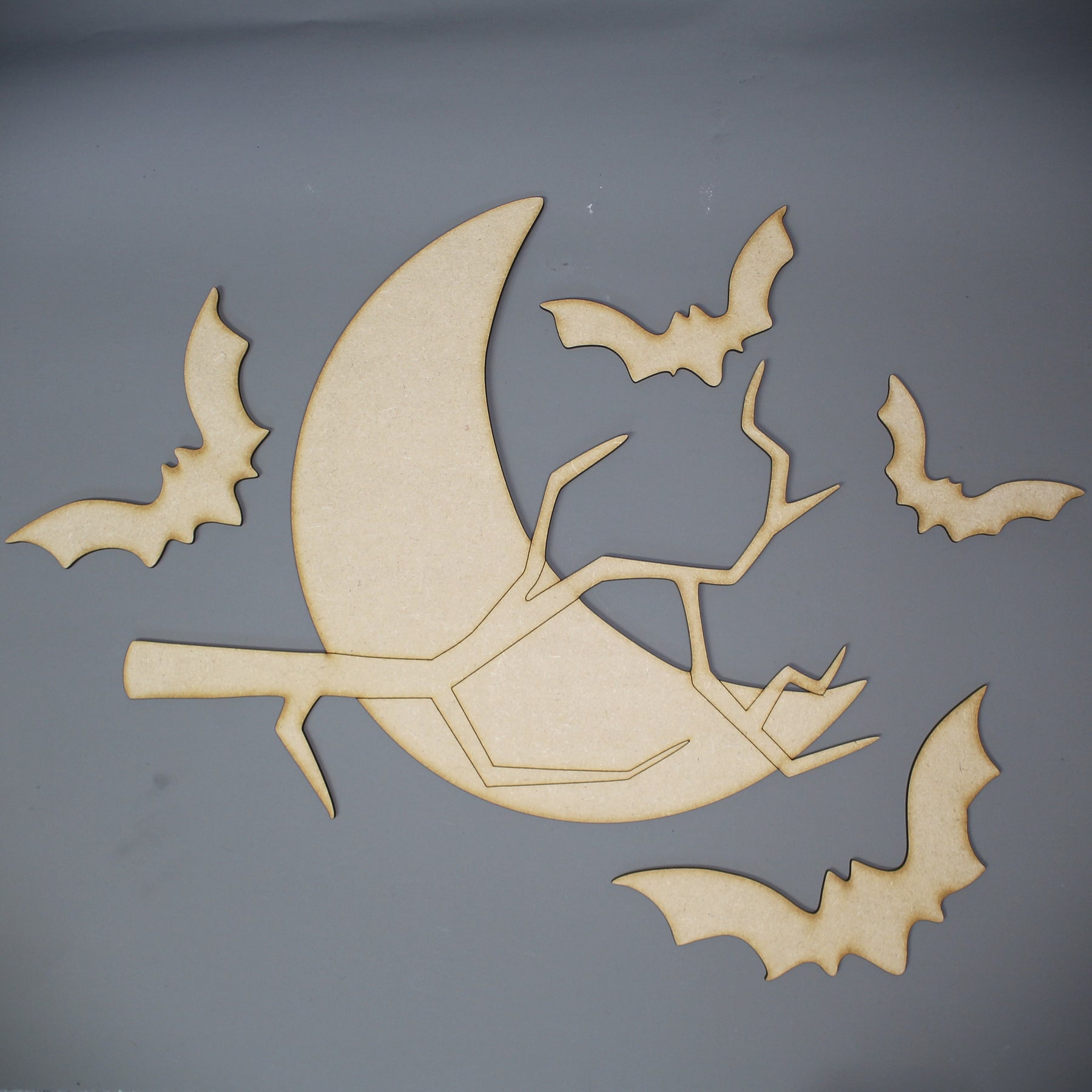 Halloween Nighttime Bats Wall Decor - Slate & Rose