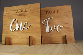 Wedding/Event Freestanding Table Numbers - Slate & Rose