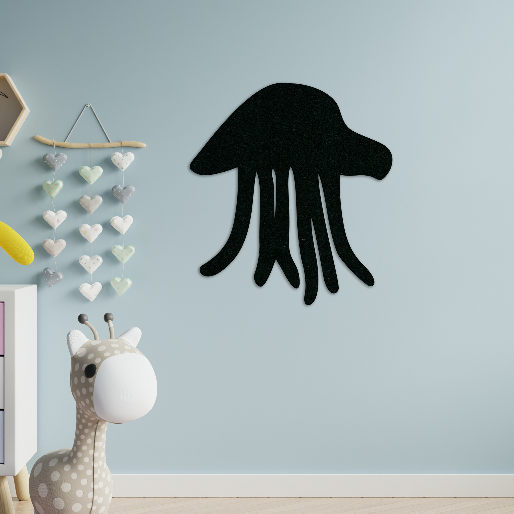 Jellyfish Baby Wall Art - Slate & Rose