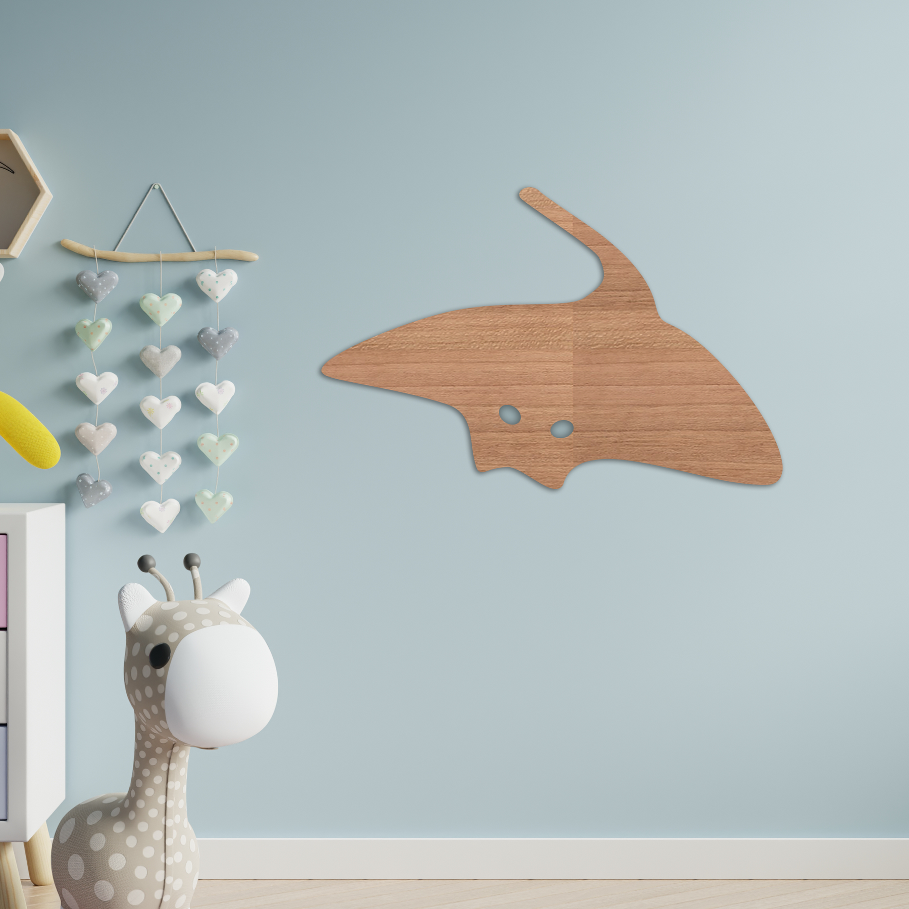 Stingray Baby Wall Art - Slate & Rose