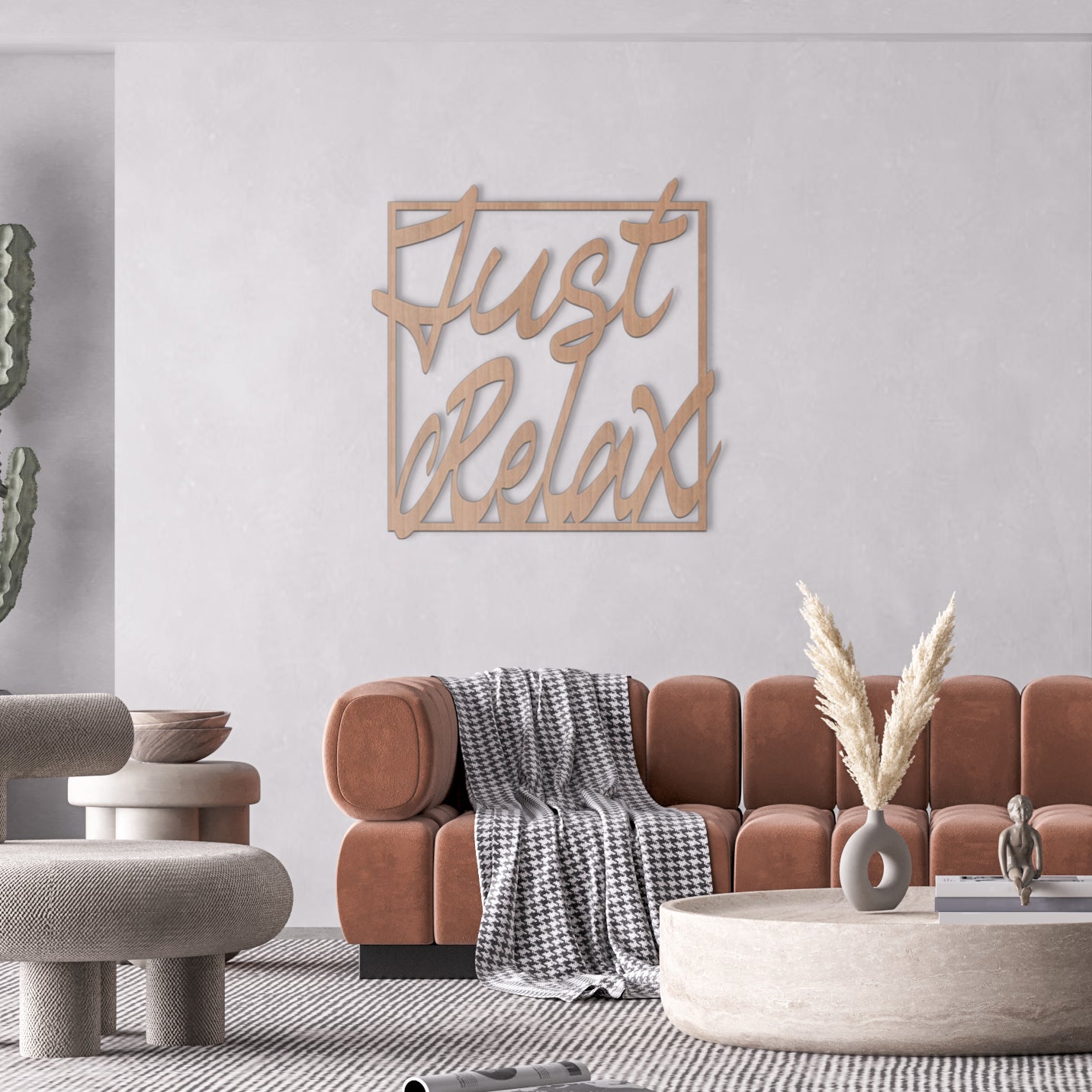 Just Relax Wall Art - Slate & Rose