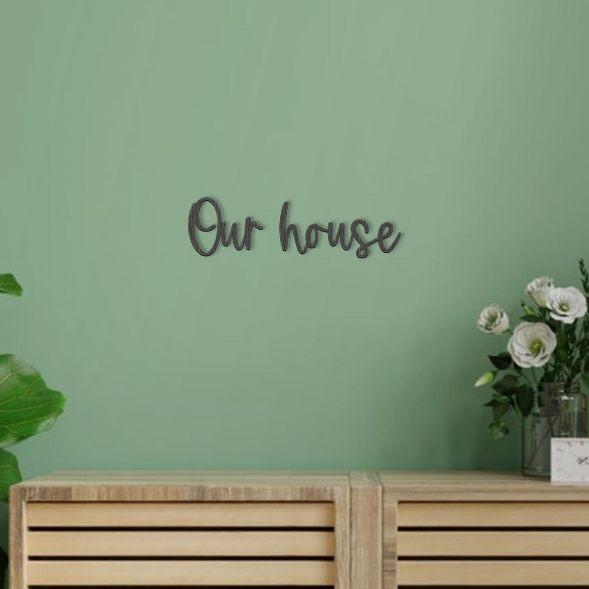 Our House Wall Art - Slate & Rose