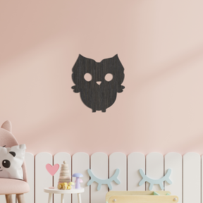 Owl Baby Wall Art - Slate & Rose