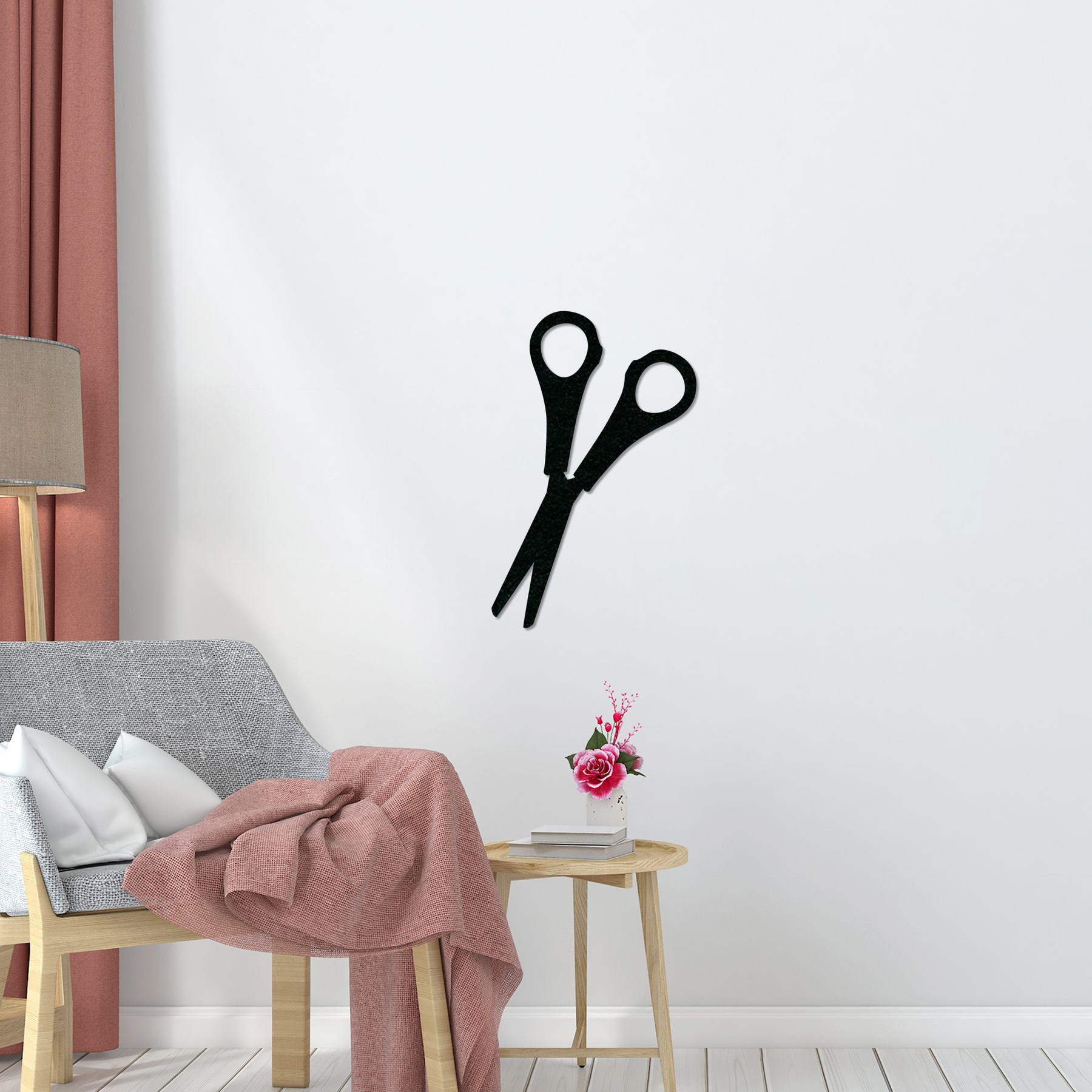 Scissors Wall Art - Slate & Rose