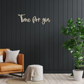 Time For Gin Wall Art - Slate & Rose