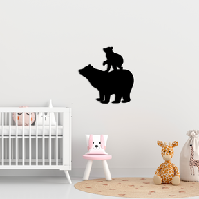 Bear Baby Wall Art - Slate & Rose