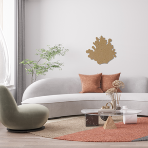 Coral 2 Wall Art - Slate & Rose