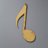 Music Note Wall Art - Eight Note - Slate & Rose