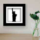 Shadow Box - Statue Of Liberty - Slate & Rose