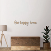 Our Happy Home Wall Art - Slate & Rose