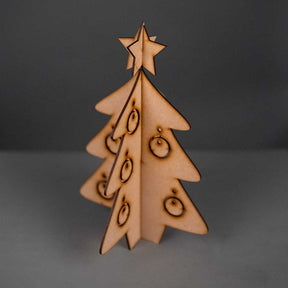 Christmas Tree Kit - With Hanging Ornament Decorations - Slate & Rose