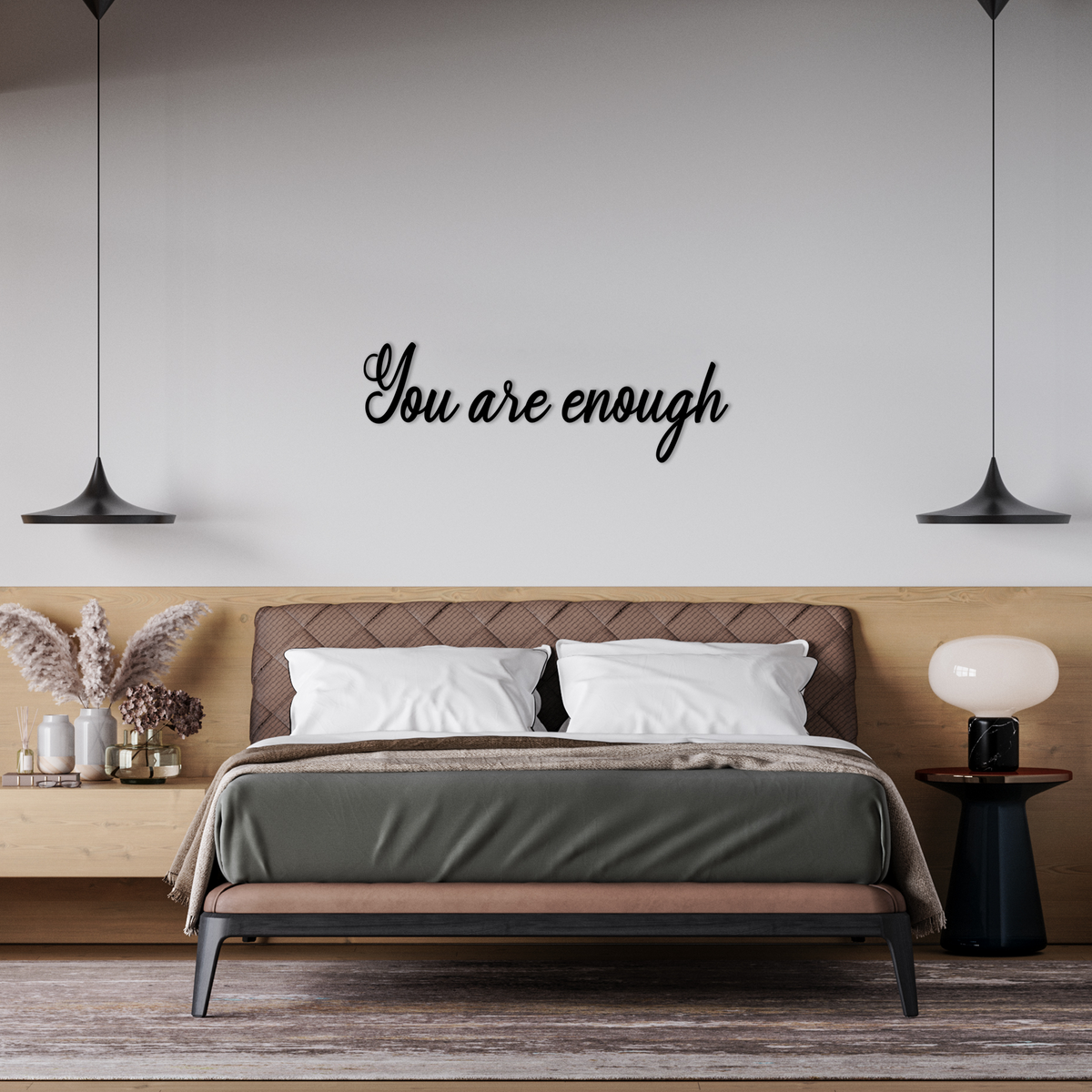 You Are Enough Wall Art - Slate & Rose